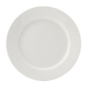 Utopia Titan Winged Plates White 190mm (Pack of 6) - DY341  - 1
