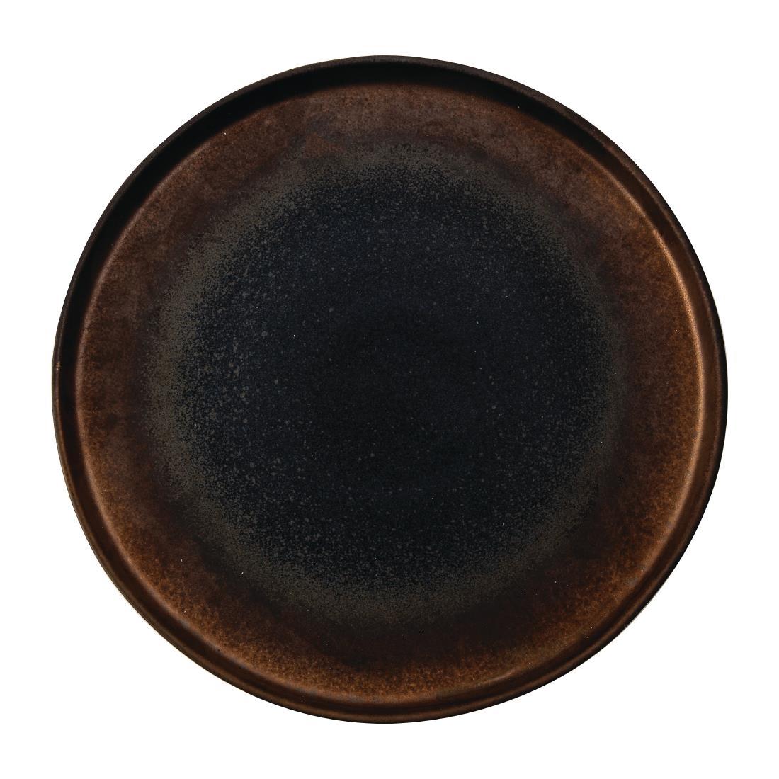 Olympia Ochre Flat Plates 260mm (Pack of 6) - FC285  - 1