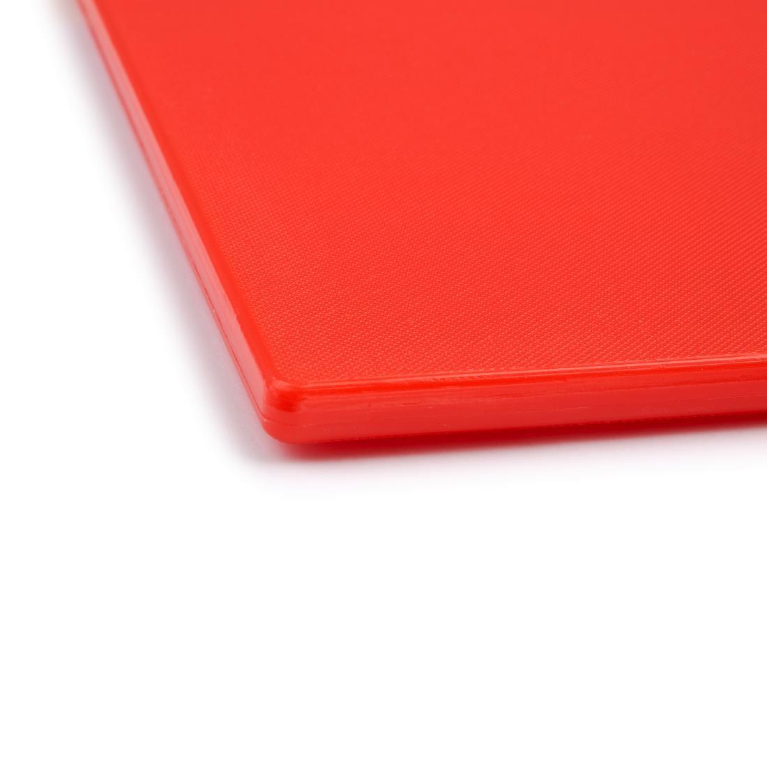 Hygiplas Low Density Red Chopping Board Large - HC877  - 4