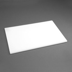Hygiplas Low Density White Chopping Board Large - HC881  - 1