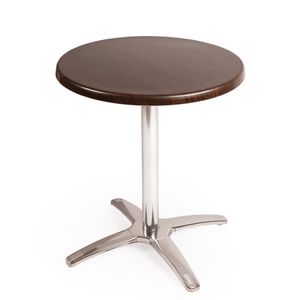 Special Offer Bolero Round Dark Brown Table Top and Base Combo - SA223  - 1