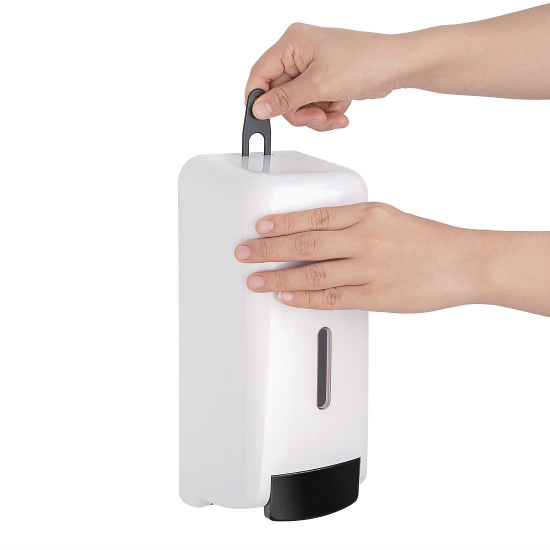 Jantex Liquid Soap and Hand Sanitiser Dispenser 1Ltr - FK385  - 2
