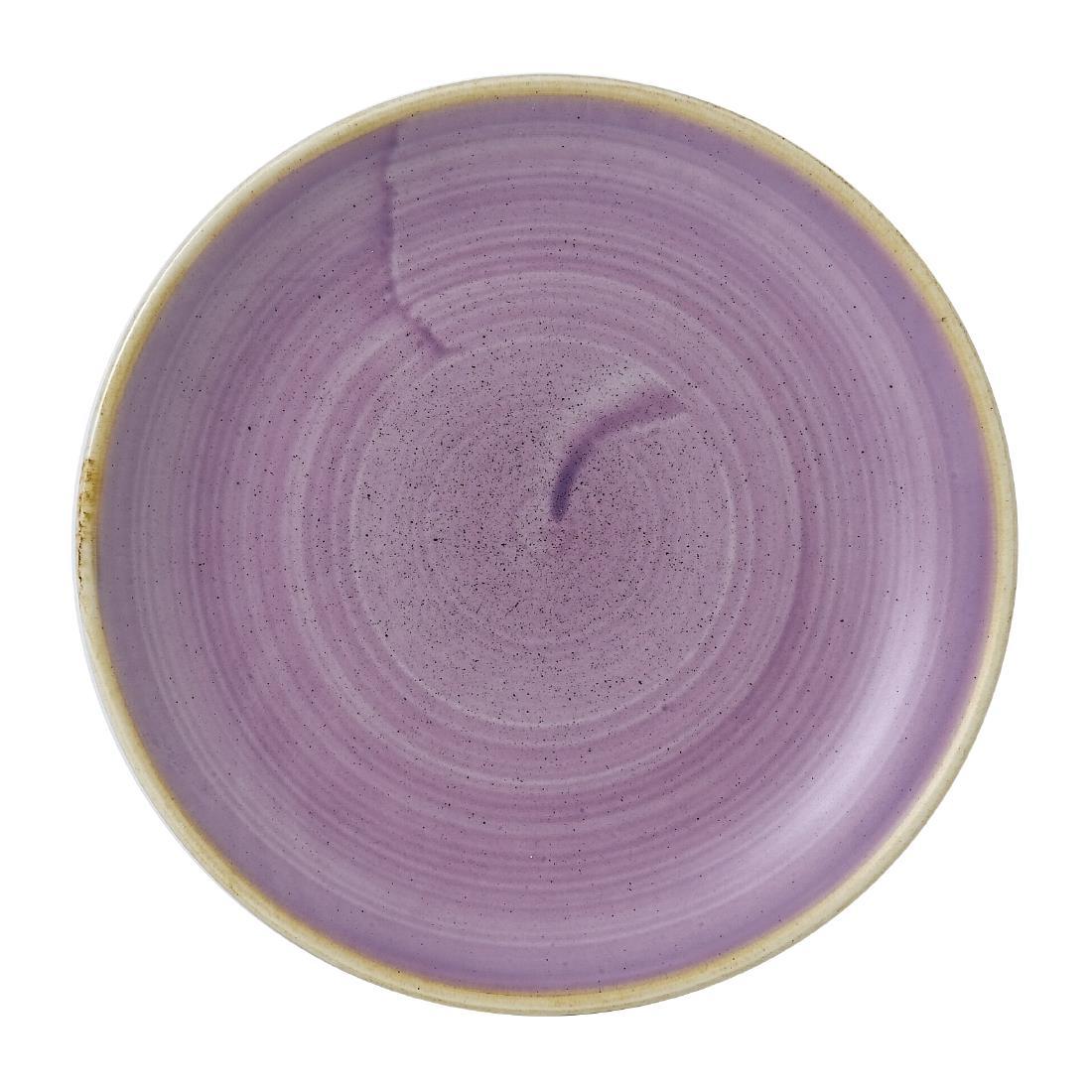 Churchill Stonecast Lavender Evolve Coupe Plate 165mm (Pack of 12) - FR023  - 1