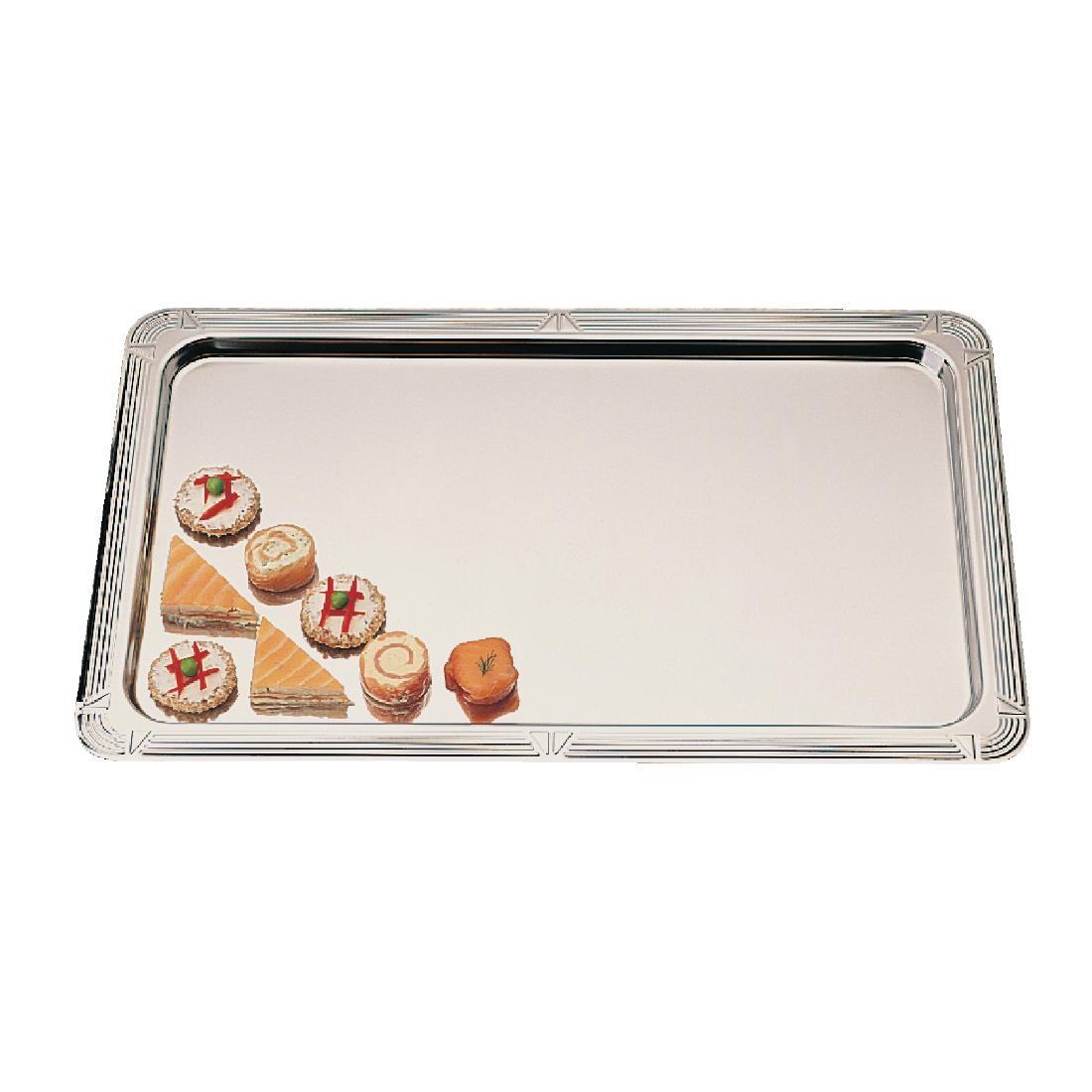 APS Stainless Steel Buffet Service Tray GN 1/1 - P929  - 1