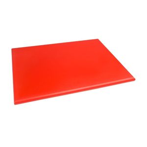 Hygiplas Extra Thick High Density Red Chopping Board Large - J047  - 1