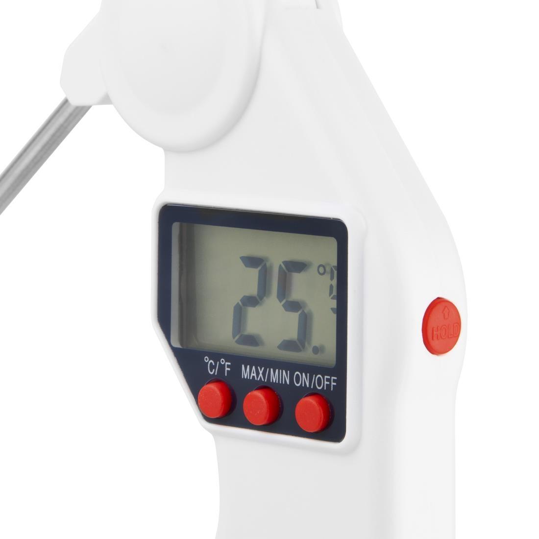 Hygiplas Easytemp Colour Coded White Thermometer - J242  - 3