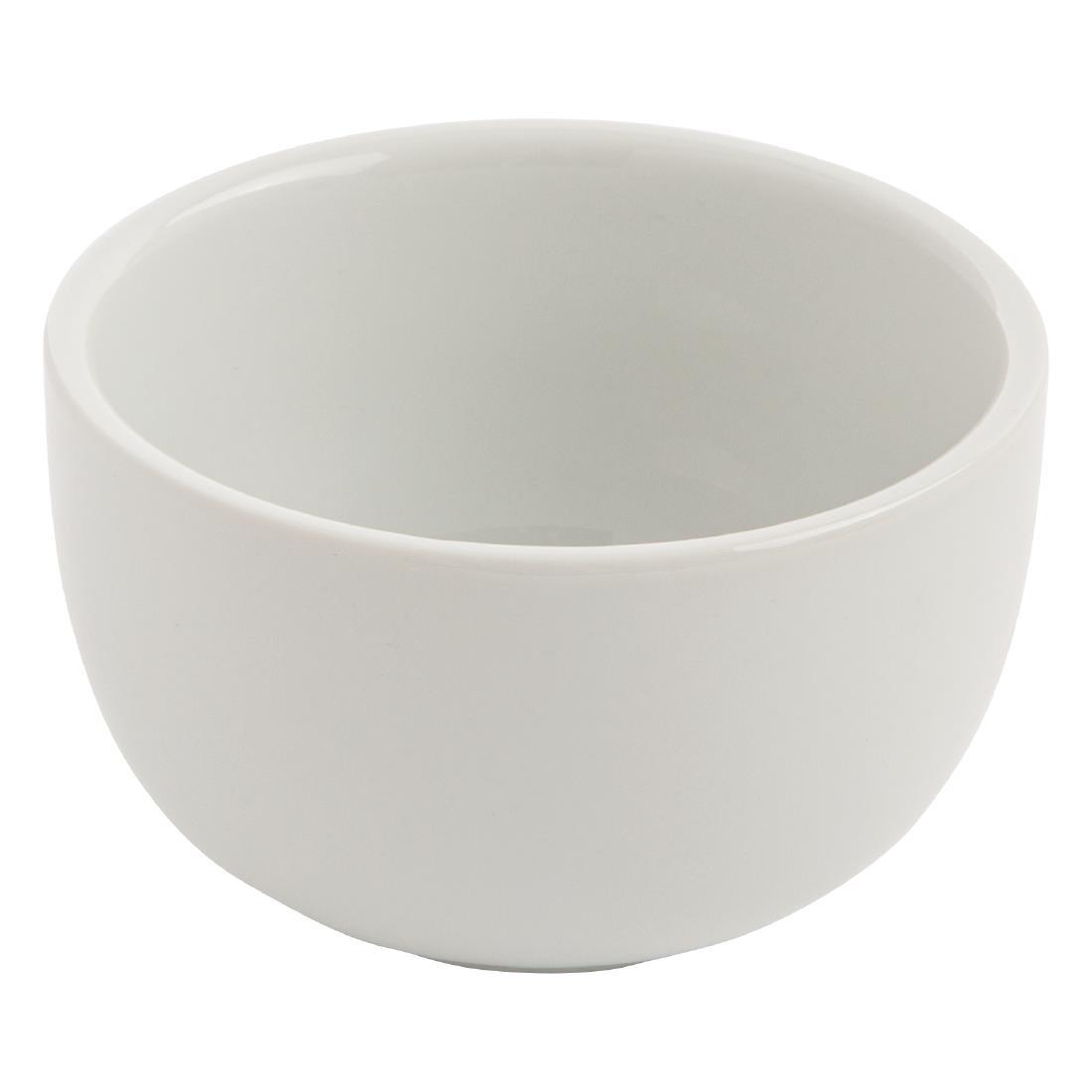 Olympia Whiteware Sugar Bowls 95mm 200ml (Pack of 12) - C250  - 2