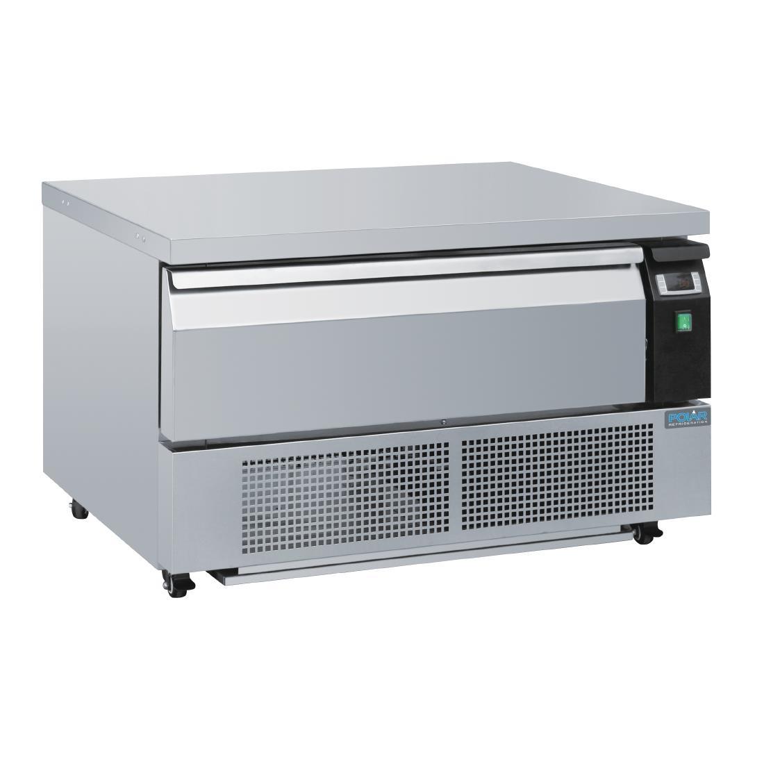 Polar U-Series Single Drawer Counter Fridge Freezer 2xGN - DA994  - 1
