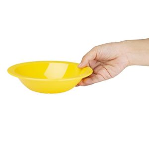 Olympia Kristallon Polycarbonate Bowls Yellow 172mm (Pack of 12) - CB771  - 3