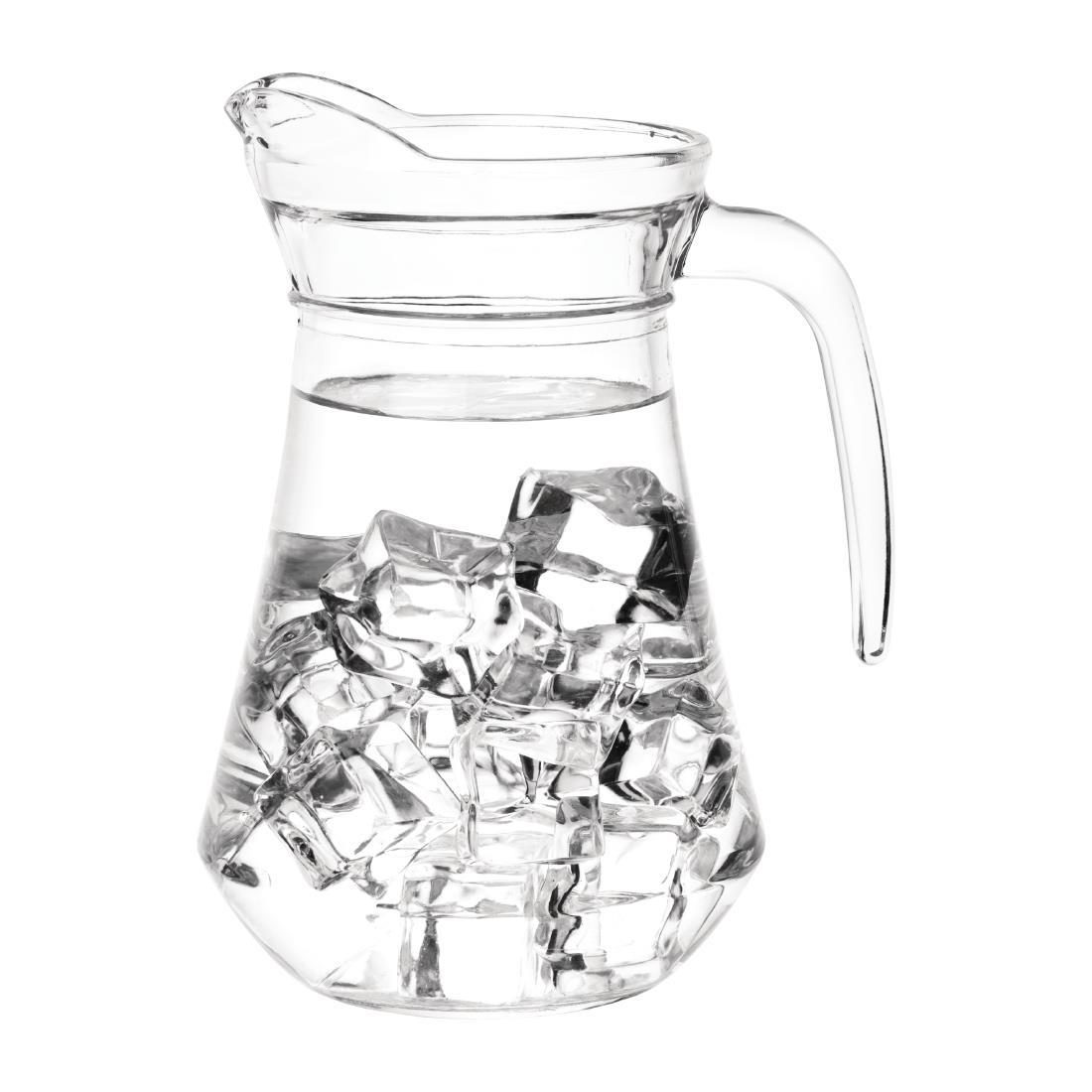 Olympia Glass Jugs 1Ltr (Pack of 6) - GF923  - 2