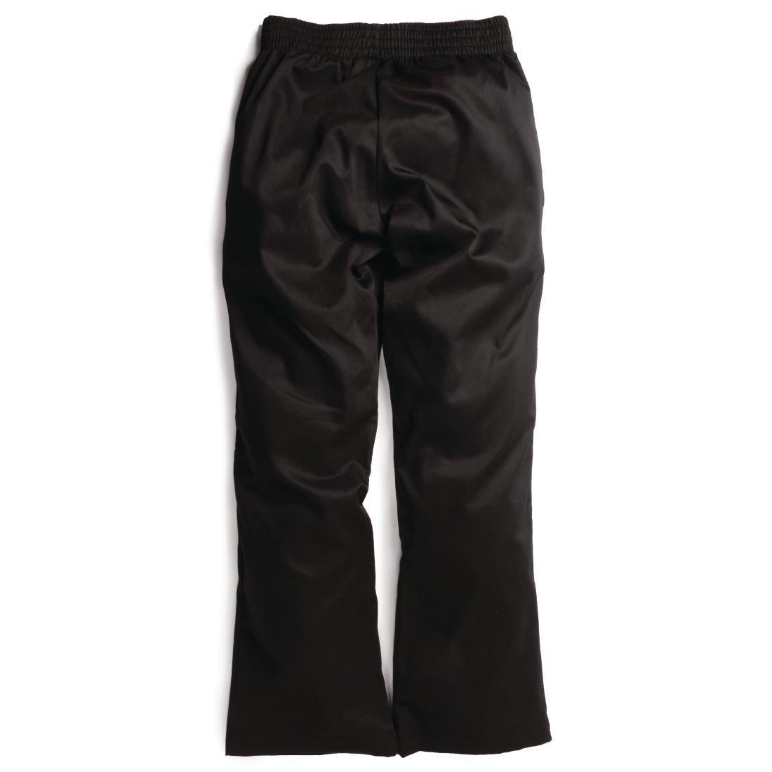 Chef Works Womens Basic Baggy Chefs Trousers Black M - B223-M  - 3