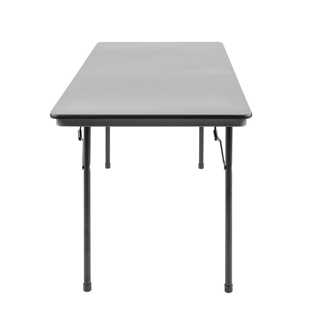 Bolero ABS Rectangular Folding Table Grey 5ft - GC595  - 3