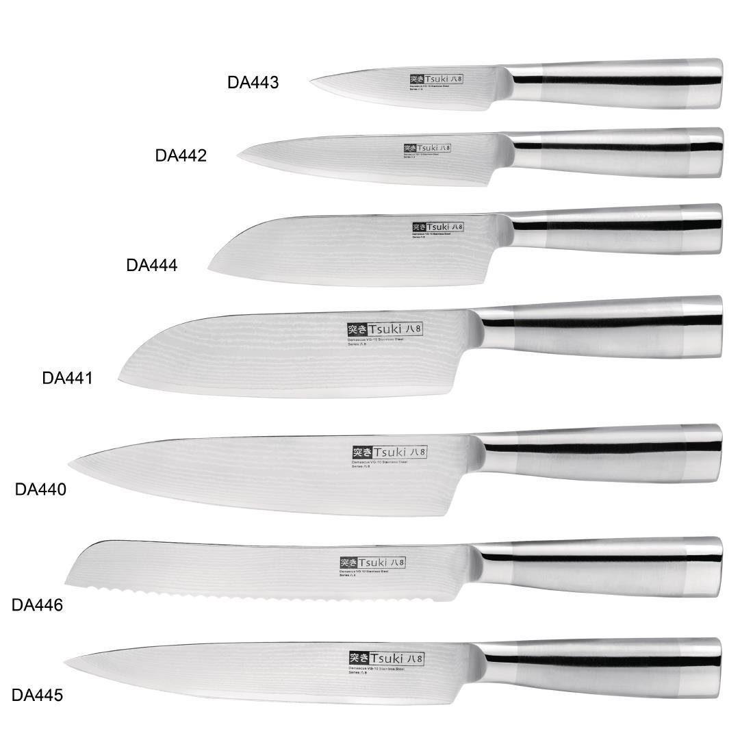 Vogue Tsuki Series 8 Santoku Knife 17.5cm - DA441  - 5