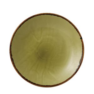 Dudson Harvest Deep Coupe Plates Green 255mm (Pack of 12) - FC048  - 1