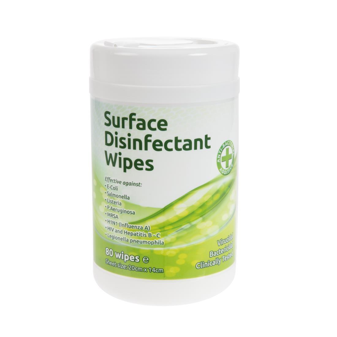 EcoTech Surface Disinfectant Wipes (Tub 80) - FN852  - 1