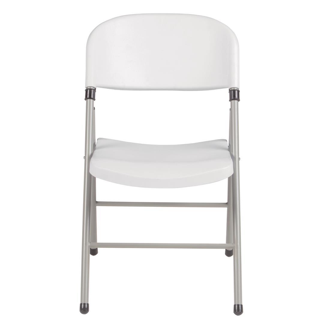 Bolero Foldaway Utility Chairs White (Pack of 2) - CE692  - 6