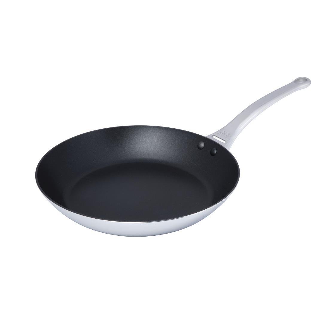 De Buyer Affinity Stainless Steel Conical Saute Pan 24cm