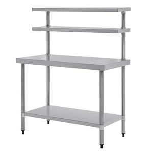Vogue Stainless Steel Prep Station 1200x600mm - CC359  - 1