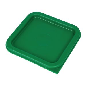 Cambro Camsquare Food Storage Container Lid Green - DB014  - 1