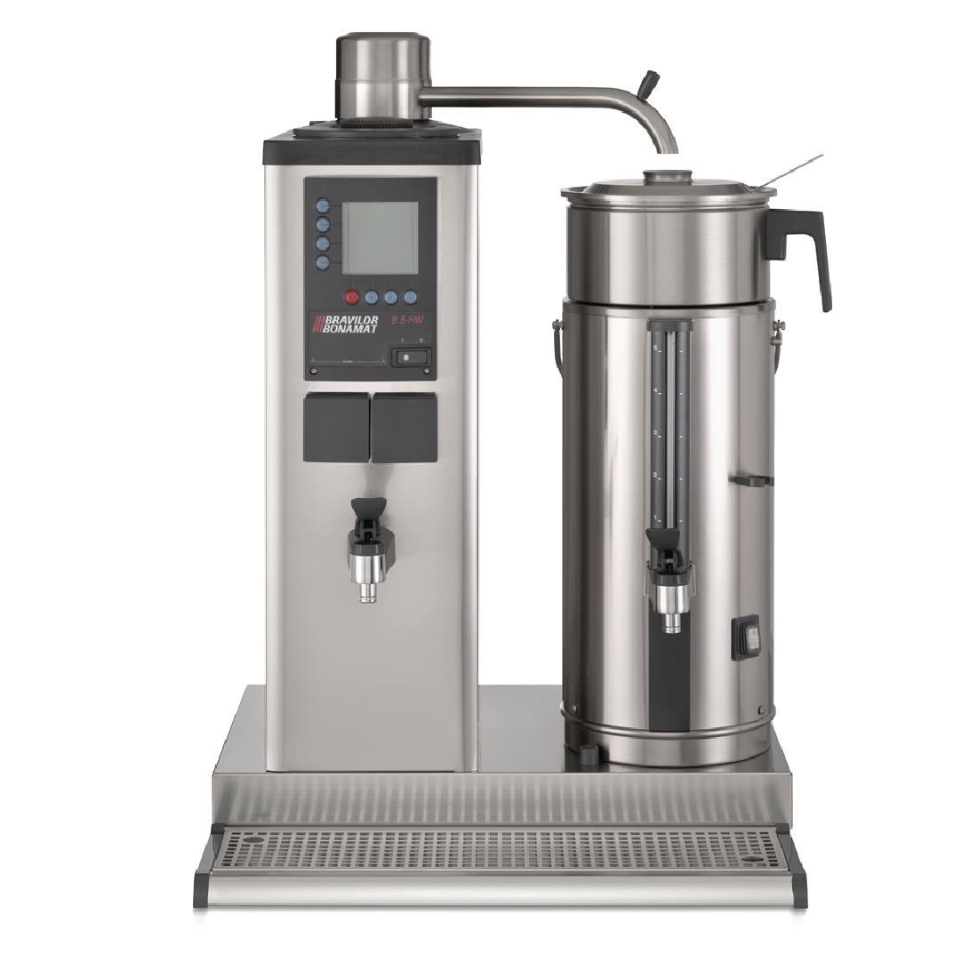 Bravilor B10 HWR Bulk Coffee Brewer with 10Ltr Coffee Urn and Hot Water Tap 3 Phase - DC689  - 2