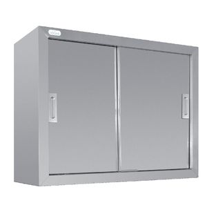 Vogue Stainless Steel Wall Cupboard 900mm - CE150  - 1