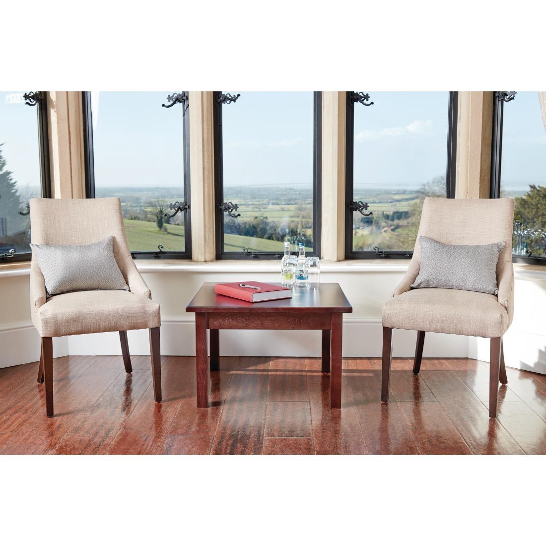 Bolero Neutral Finesse Dining Chairs (Pack of 2) - CF367  - 11