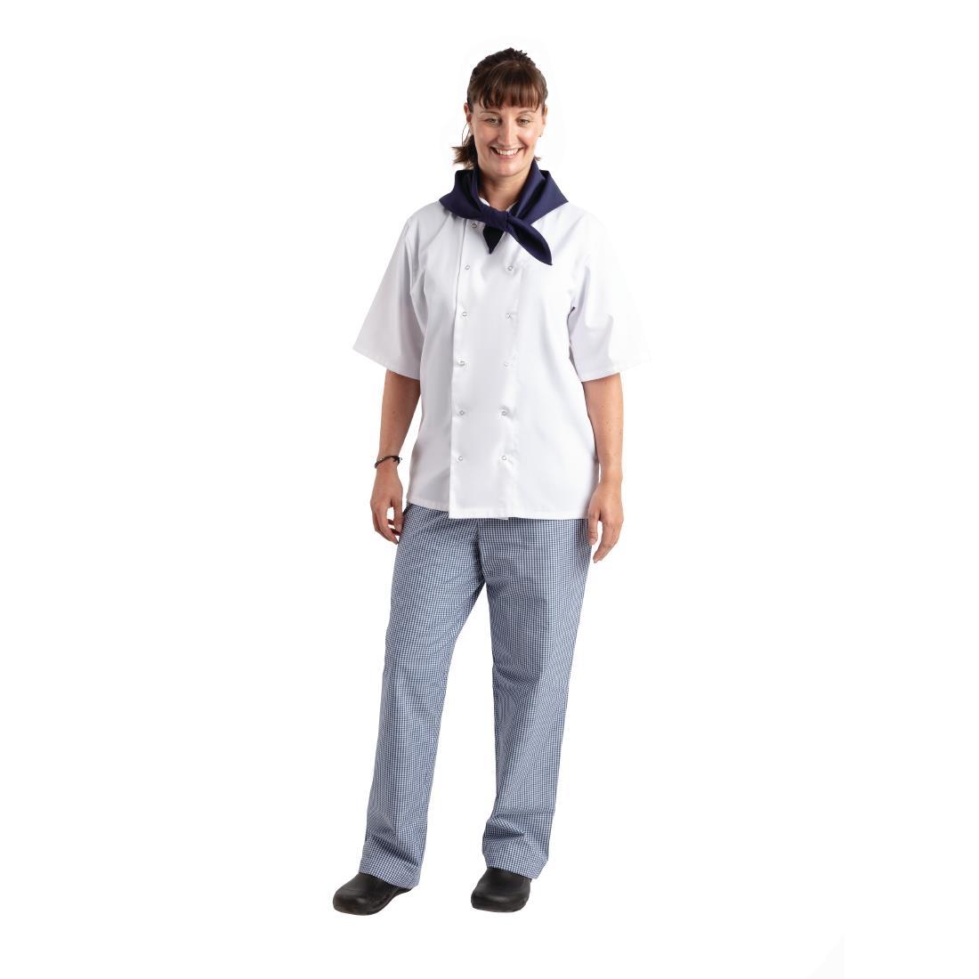 Whites Easyfit Trousers Teflon Blue Check S - A025T-S  - 3