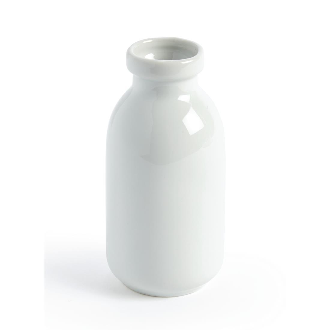 Olympia White Mini Milk Bottle 145ml (Pack of 12) - GM368  - 2