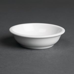 Royal Porcelain Classic White Butter Ramekins 80mm (Pack of 12) - CG066  - 1