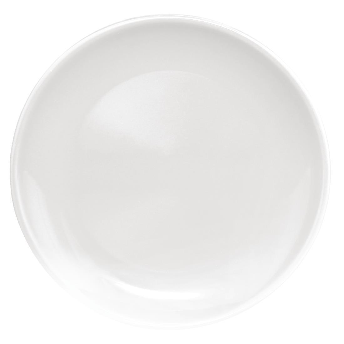 Olympia Cafe Coupe Plate White 205mm (Pack of 12) - CG353  - 3