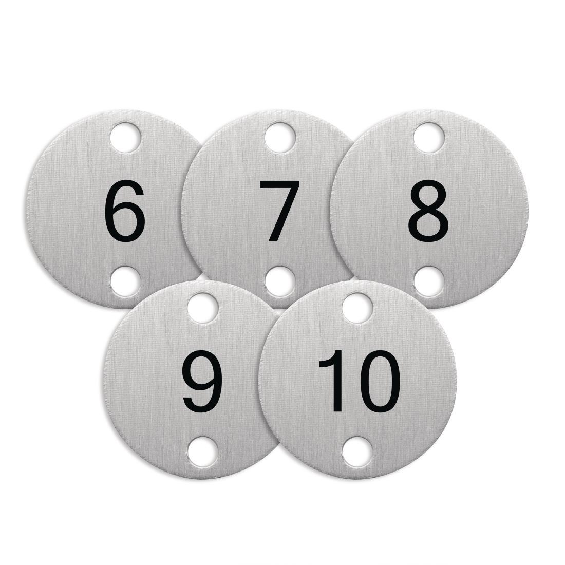 Bolero Table Numbers Silver (6-10) - DY771  - 3