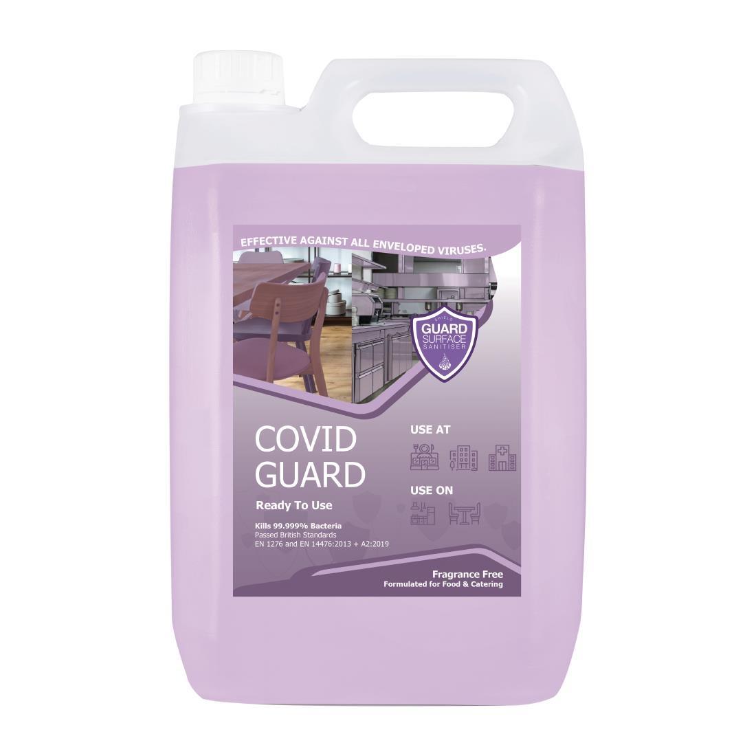 Covid Guard Virucidal Fragrance Free Sanitiser 2 x 5Ltr - FR182  - 1