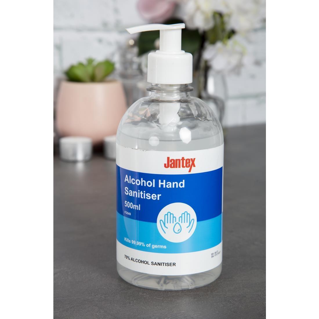 Jantex 70% Alcohol Hand Sanitiser 500ml - FD049  - 2
