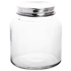 Vogue Glass Screw Top Dry Food Jar 330ml (Pack of 6) - CP082  - 1