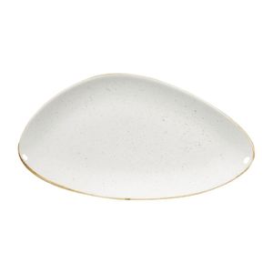 Churchill Stonecast Triangular Plates Barley White 355mm (Pack of 6) - DY876  - 1
