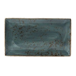 Steelite Craft Blue Rectangular Platters 330x 190mm (Pack of 6) - V011  - 1