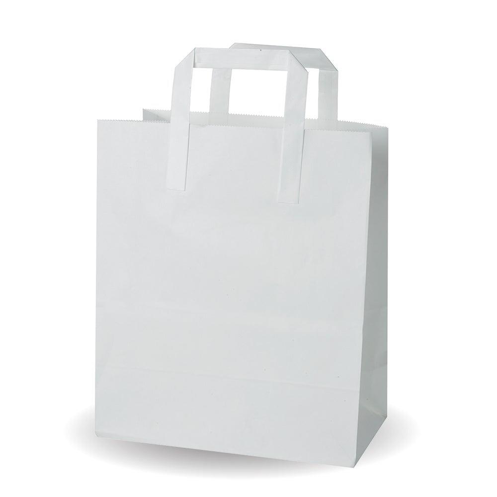 9.5x12x5.5" Large White SOS Bags (Case of 250) - 1772 - 1