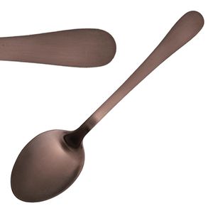 Olympia Cyprium Copper Dessert Spoon (Pack of 12) - HC345  - 1