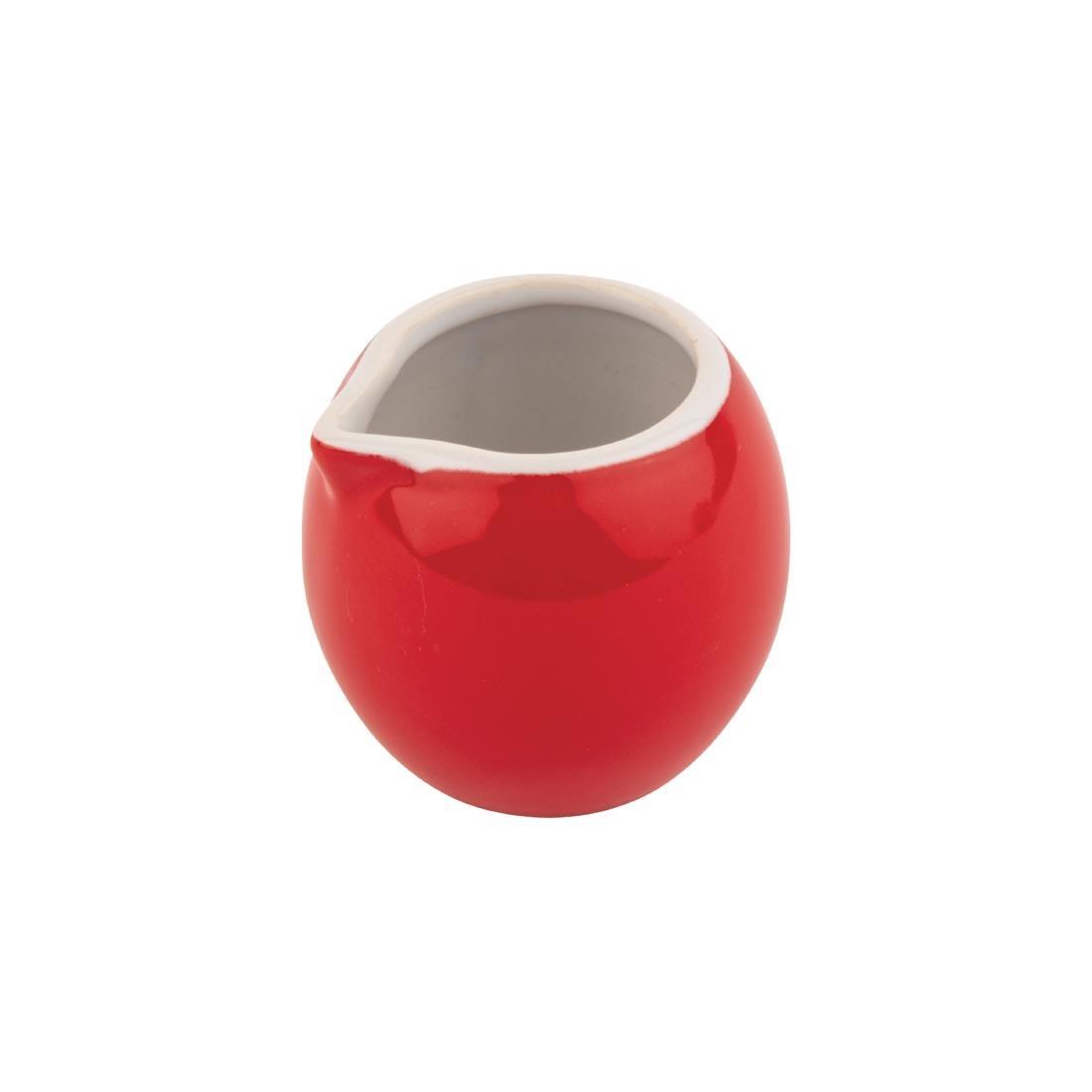 Olympia Cafe Milk Jug Red 70ml (Pack of 6) - CM755  - 2