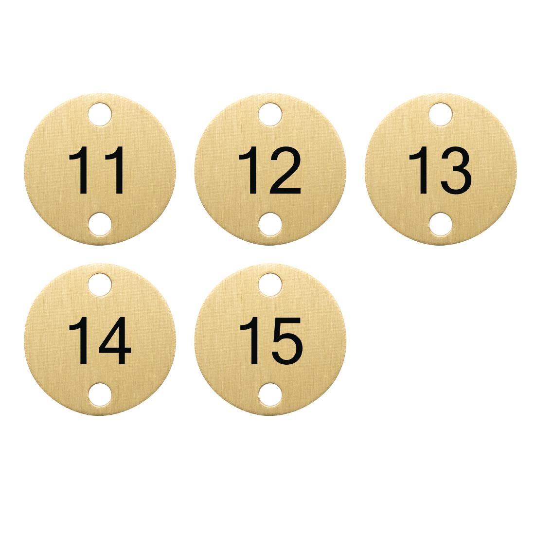 Bolero Table Numbers Bronze (11-15) - DY776  - 2
