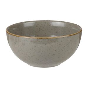 Churchill Stonecast Round Soup Bowls Peppercorn Grey 132mm (Pack of 12) - HC833  - 1