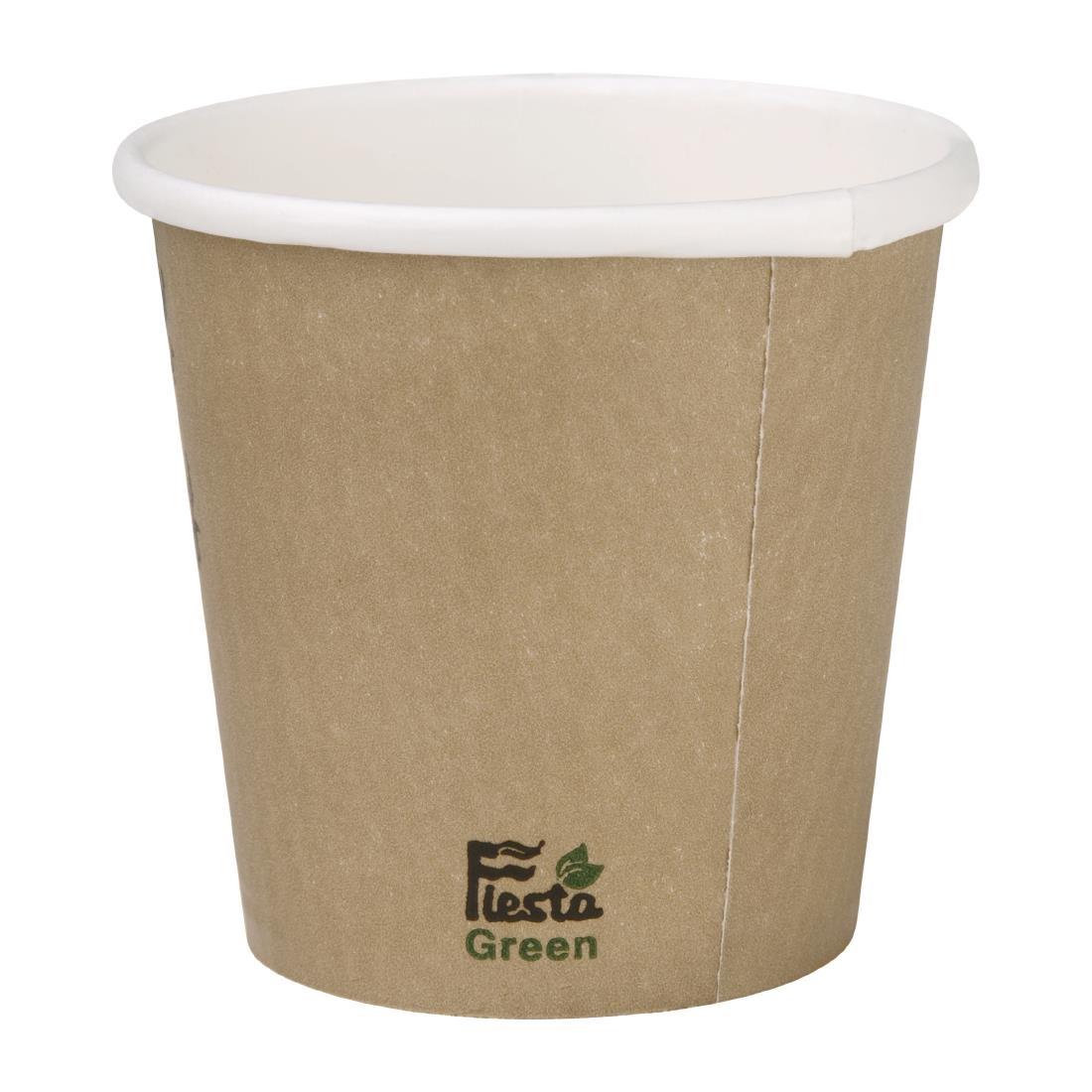 Fiesta Compostable Espresso Cups Single Wall 113ml / 4oz (Pack of 1000) - DY981  - 2