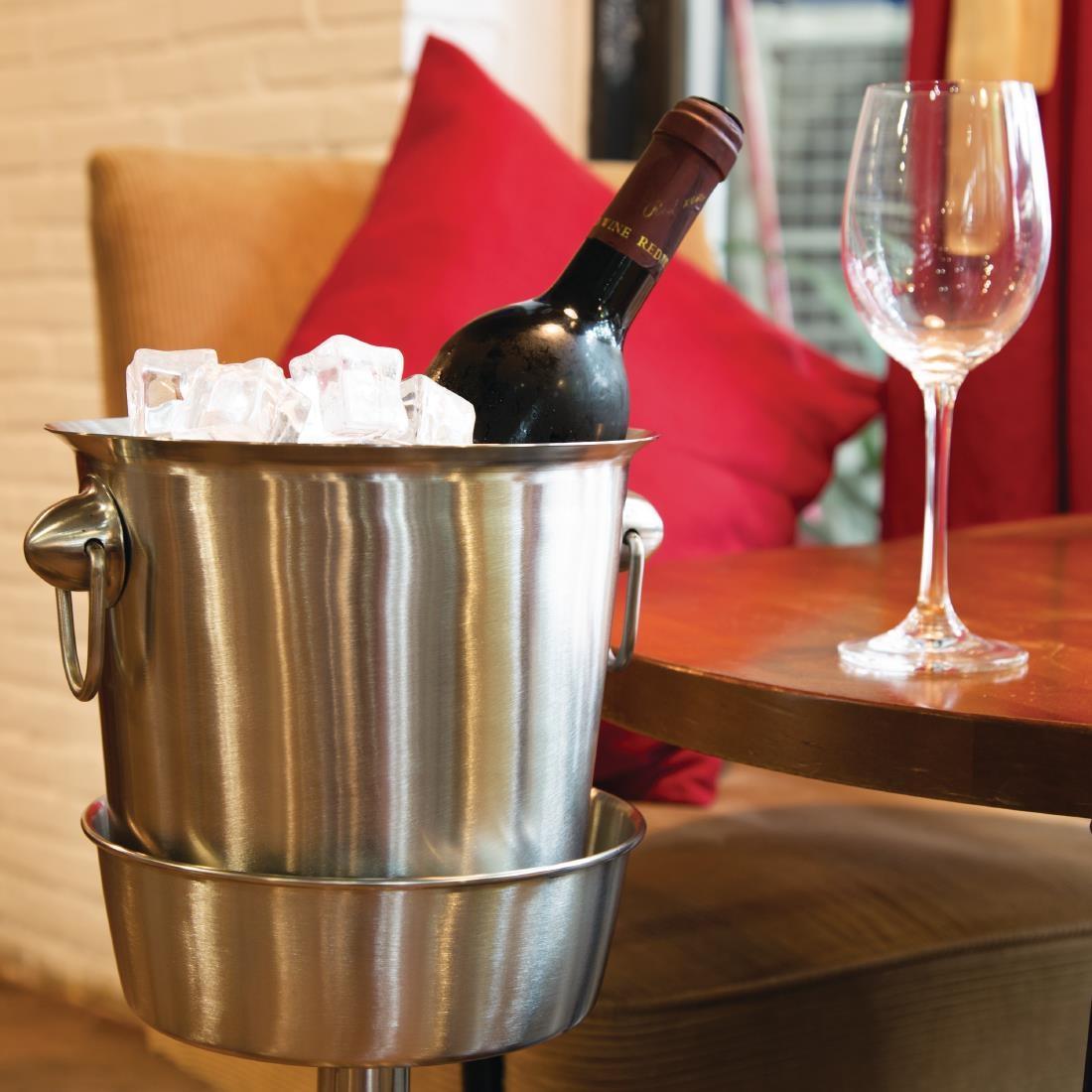Olympia Brushed Stainless Steel Wine and Champagne Bucket - K406  - 7