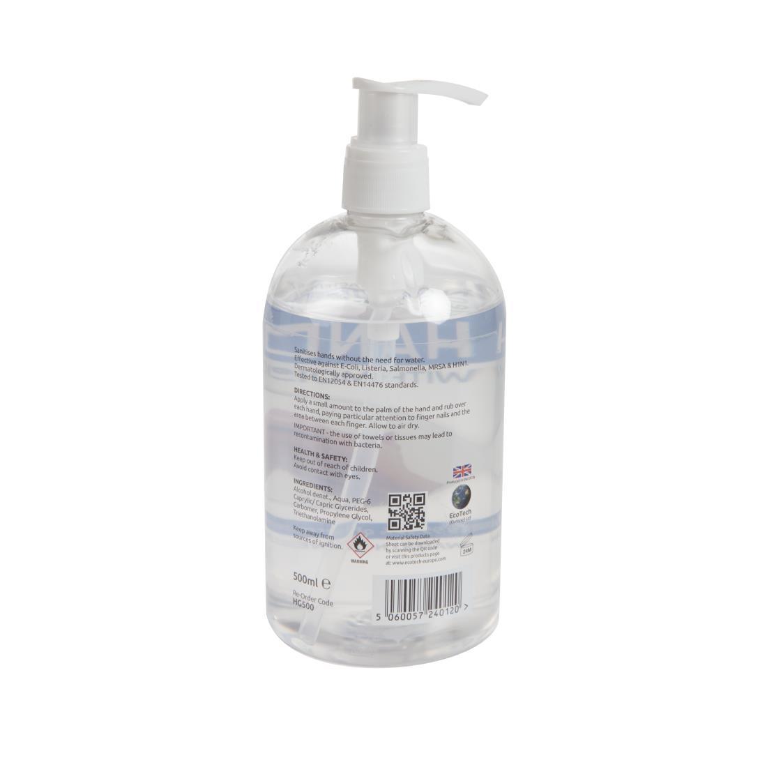 EcoClenz Anti-Bacterial Hand Gel 500ml - FJ880  - 5