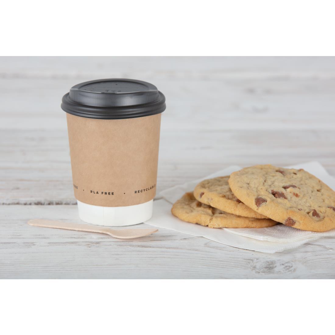 Fiesta Green Plastic-Free Compostable Hot Cups Double Wall 225ml / 8oz x 500 - FB951  - 5