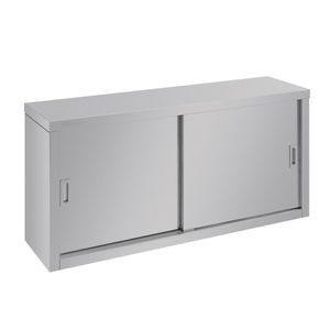 Vogue Stainless Steel Wall Cupboard 1200mm - DL450  - 1