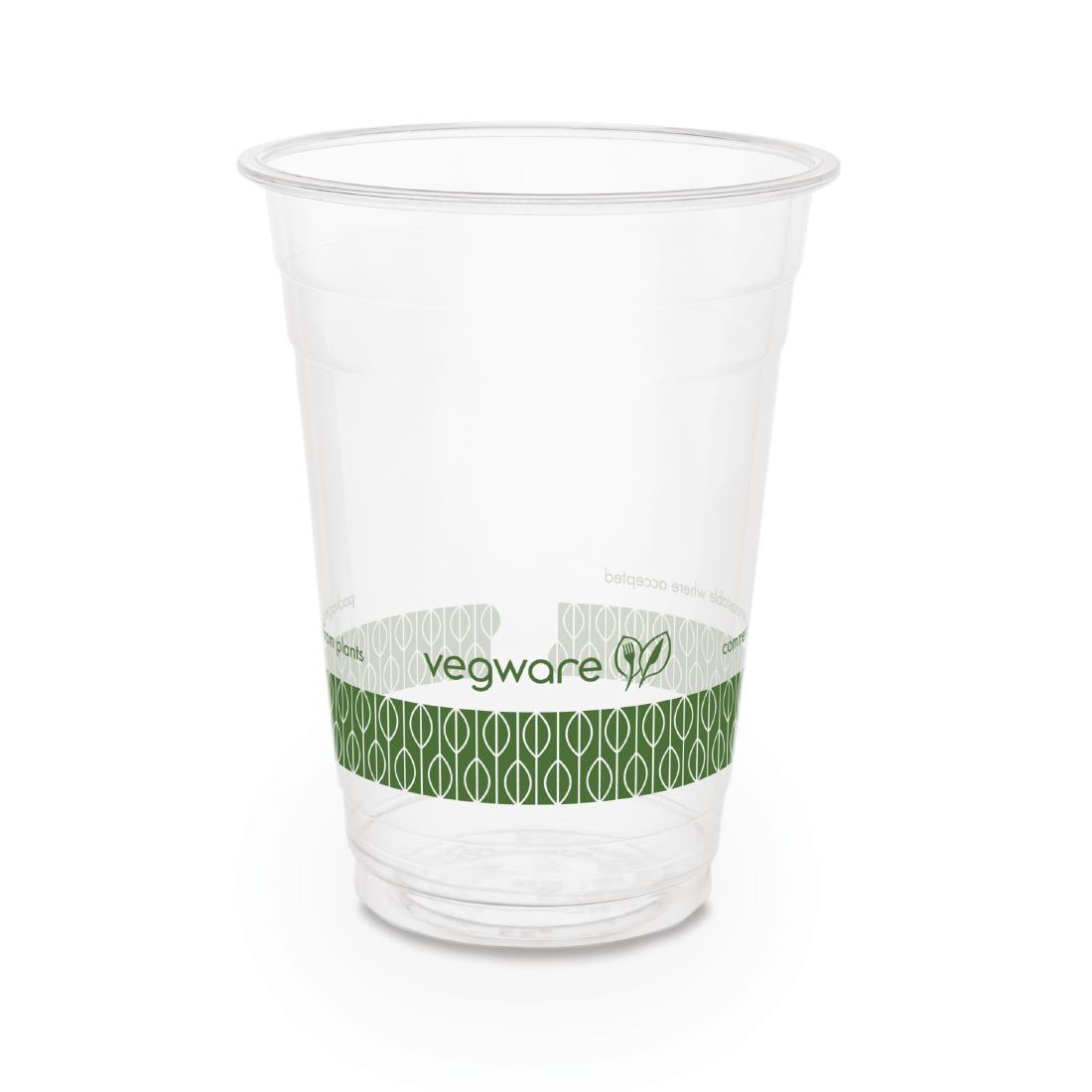 Vegware Compostable PLA Cold Cups 455ml / 16oz (Pack of 1000) - GH015  - 1