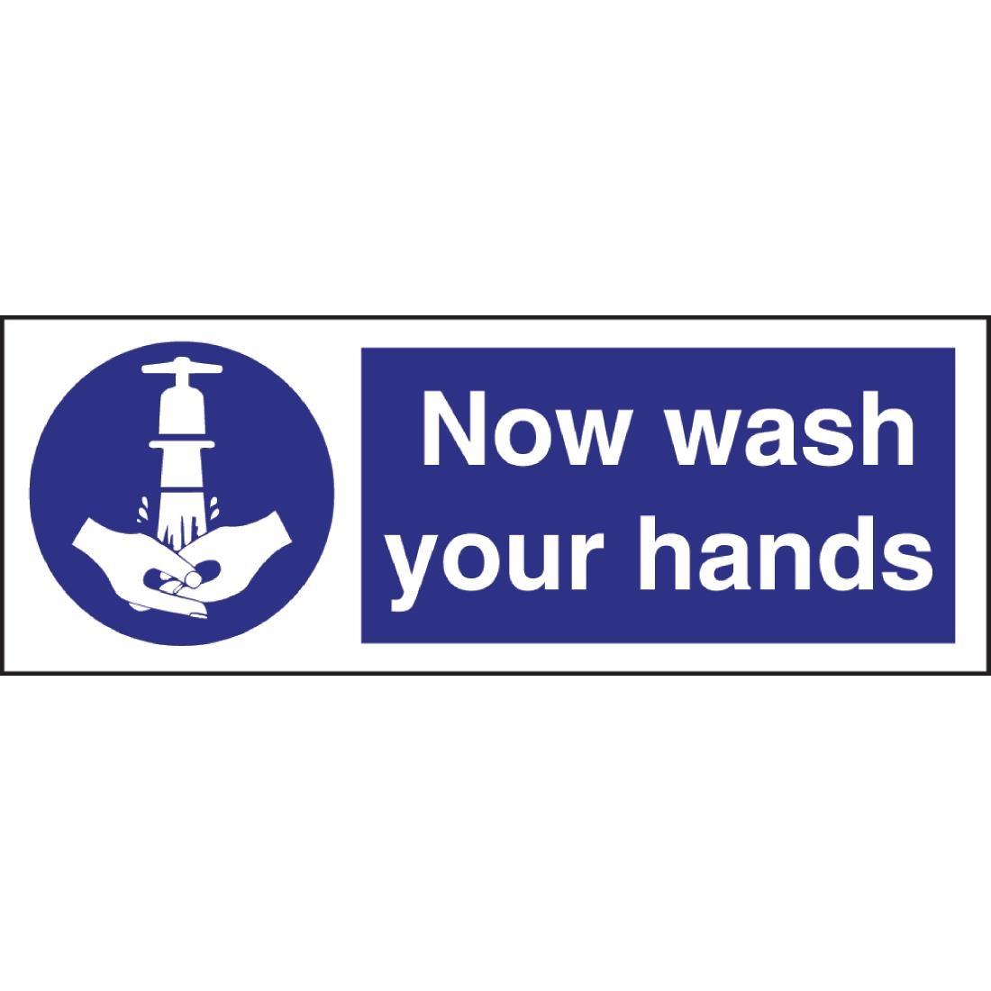 Vogue Now Wash Your Hands Symbol Sign - L957  - 1