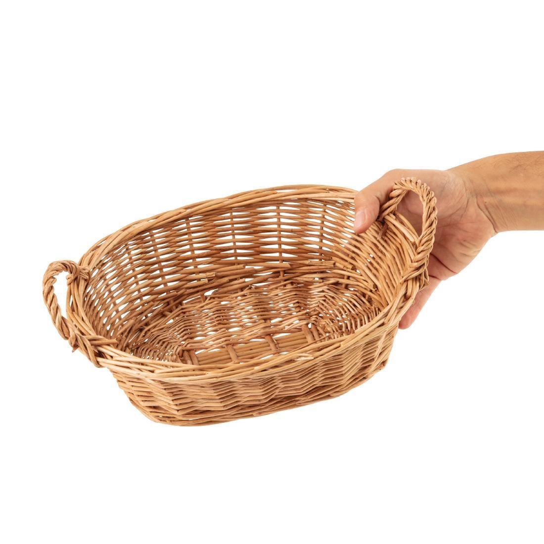 Willow Large Oval Table Basket - P763  - 4