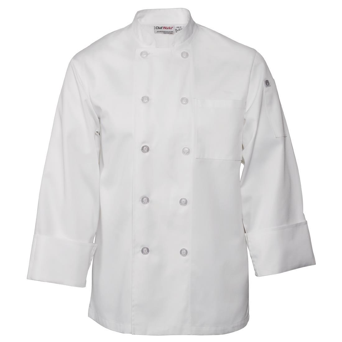 Chef Works Unisex Le Mans Chefs Jacket White XL - A371-XL  - 2